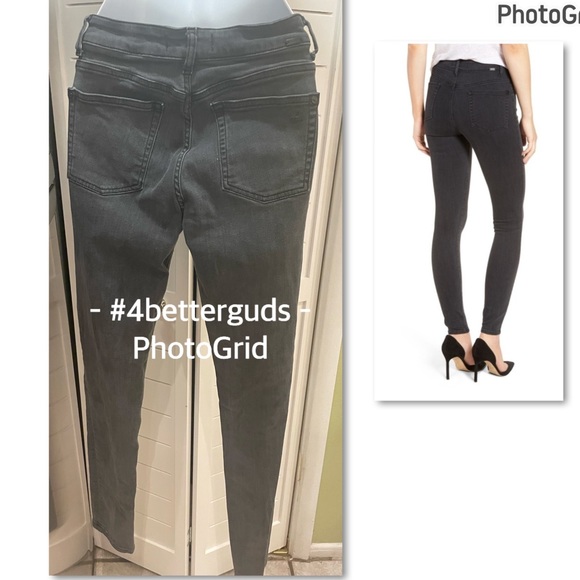 DL1961 Jessica Alba JAxDL No. 1 Trimtone Skinny High Rise Jeans in Battle 27 - Picture 15 of 16